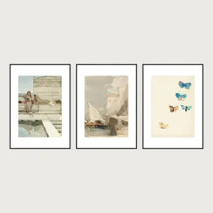 P2 triptych magnetic gallery wall frames 3 frames