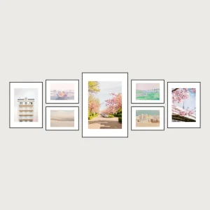 P1 focal magnetic gallery wall frames 7 frames