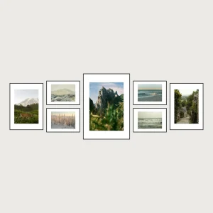 P2 focal magnetic gallery wall frames 7 frames