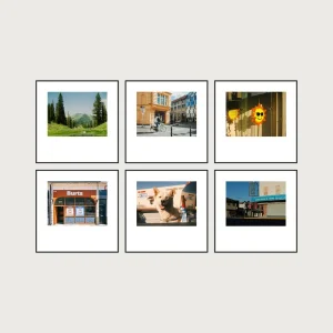 P1 grid magnetic gallery wall frames 6 frames