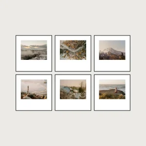 P2 grid magnetic gallery wall frames 6 frames