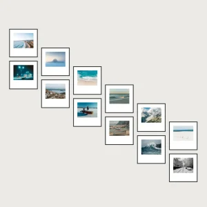 P1 staircase magnetic gallery wall frames 12 frames