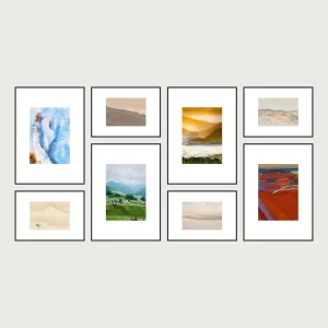 P2 outer aligned magnetic gallery wall frames 8 frames