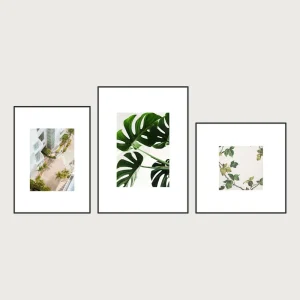 P1 bottom aligned magnetic gallery wall frames 3 frames