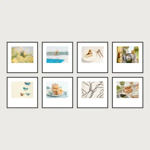 P1 grid magnetic gallery wall frames 8 frames