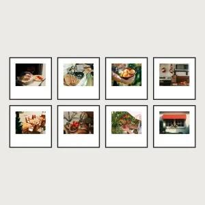 P2 grid magnetic gallery wall frames 8 frames