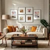 P3 symmetrical magnetic gallery wall frames 6 frames