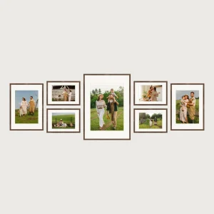 P1 symmetrical gallery wall frames 7 frames