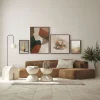 P3 bottom aligned gallery wall frames 4 frames
