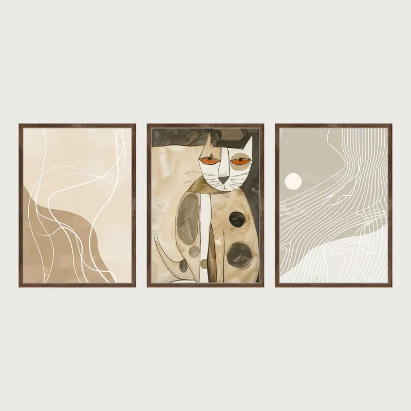 P2 triptych gallery wall frames 3 frames