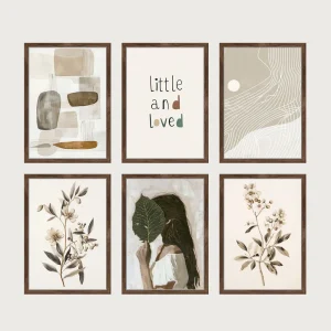 P1 grid gallery wall frames 6 frames