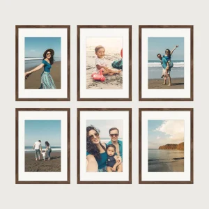 P2 grid gallery wall frames 6 frames