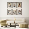 P3 grid gallery wall frames 6 frames