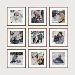 P1 grid gallery wall frames 9 frames