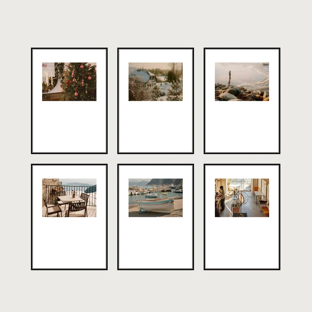 114767 P1 Grid Magnetic Gallery Wall Frames 6 Frames P1 grid magnetic gallery wall frames 6 frames