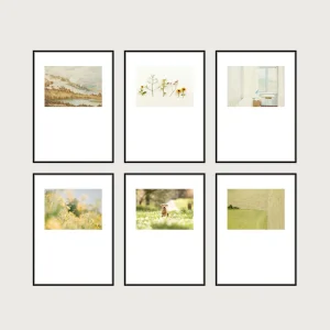 P2 grid magnetic gallery wall frames 6 frames