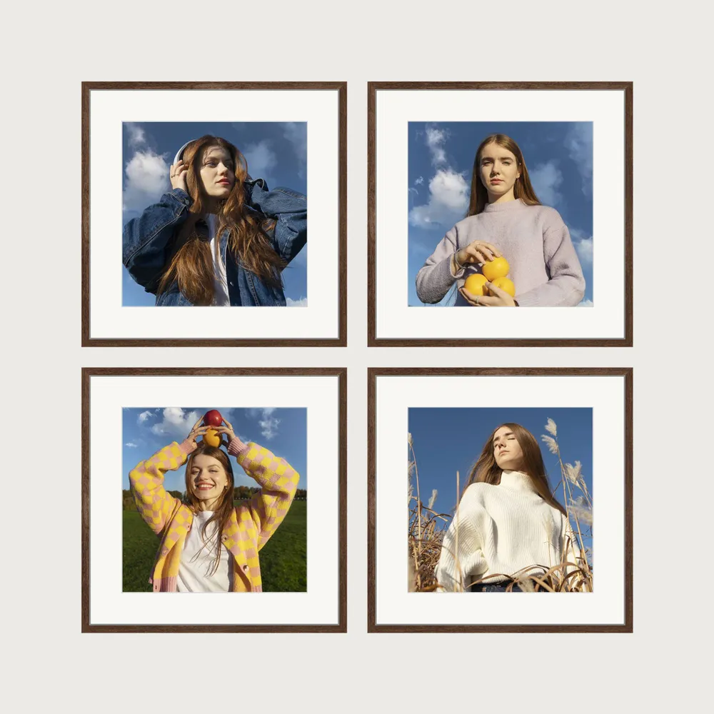 114986 P1 Grid Gallery Wall Frames 4 Frames P1 grid gallery wall frames 4 frames