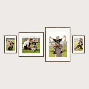 P2 center aligned gallery wall frames 4 frames