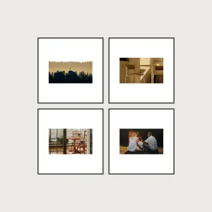 P2 grid magnetic gallery wall frames 4 frames