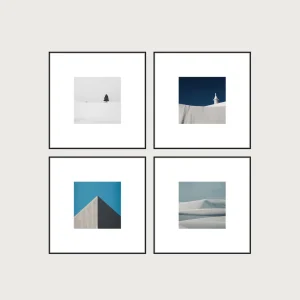 P1 grid magnetic gallery wall frames 4 frames