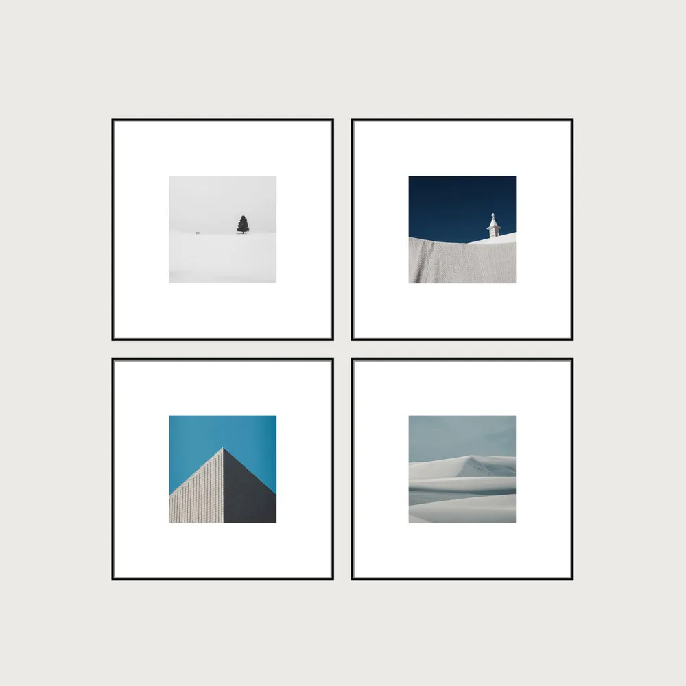 116671 P1 Grid Magnetic Gallery Wall Frames 4 Frames P1 grid magnetic gallery wall frames 4 frames