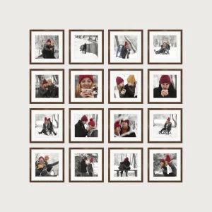 P1 grid gallery wall frames 16 frames