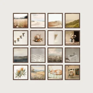 P2 grid gallery wall frames 16 frames