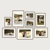 P1 center aligned gallery wall frames 8 frames