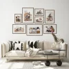 P3 center aligned gallery wall frames 8 frames