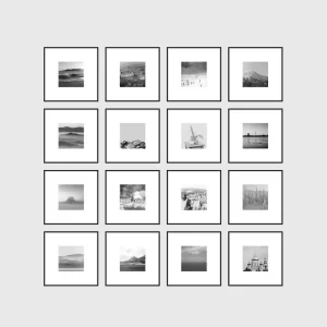 P1 grid magnetic gallery wall frames 16 frames