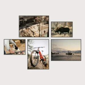 P2 center aligned magnetic gallery wall frames 5 frames