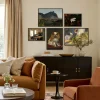 P3 center aligned magnetic gallery wall frames 5 frames