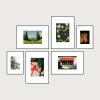 P1 center aligned magnetic gallery wall frames 6 frames