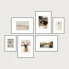 P2 center aligned magnetic gallery wall frames 6 frames