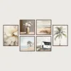P1 symmetrical gallery wall frames 6 frames