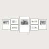 P1 symmetrical magnetic gallery wall frames 7 frames
