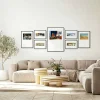 P3 symmetrical magnetic gallery wall frames 7 frames