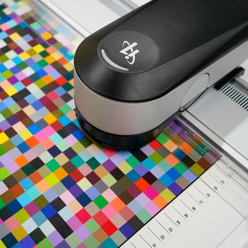 Precision colour calibration for vibrant magnetic photo frame prints.